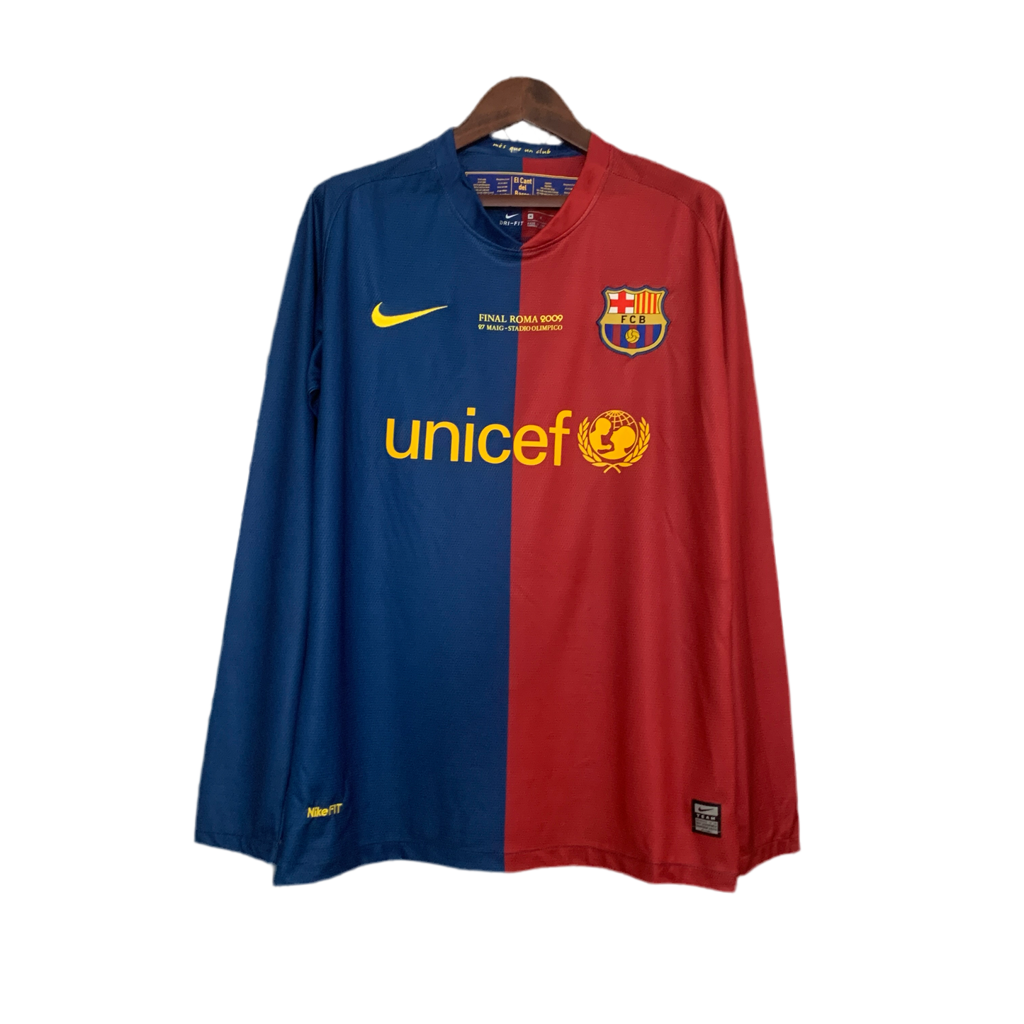 Barcellona’s Home Jersey 08/09 (Long Sleeves)-Champions League Final - Classic XI