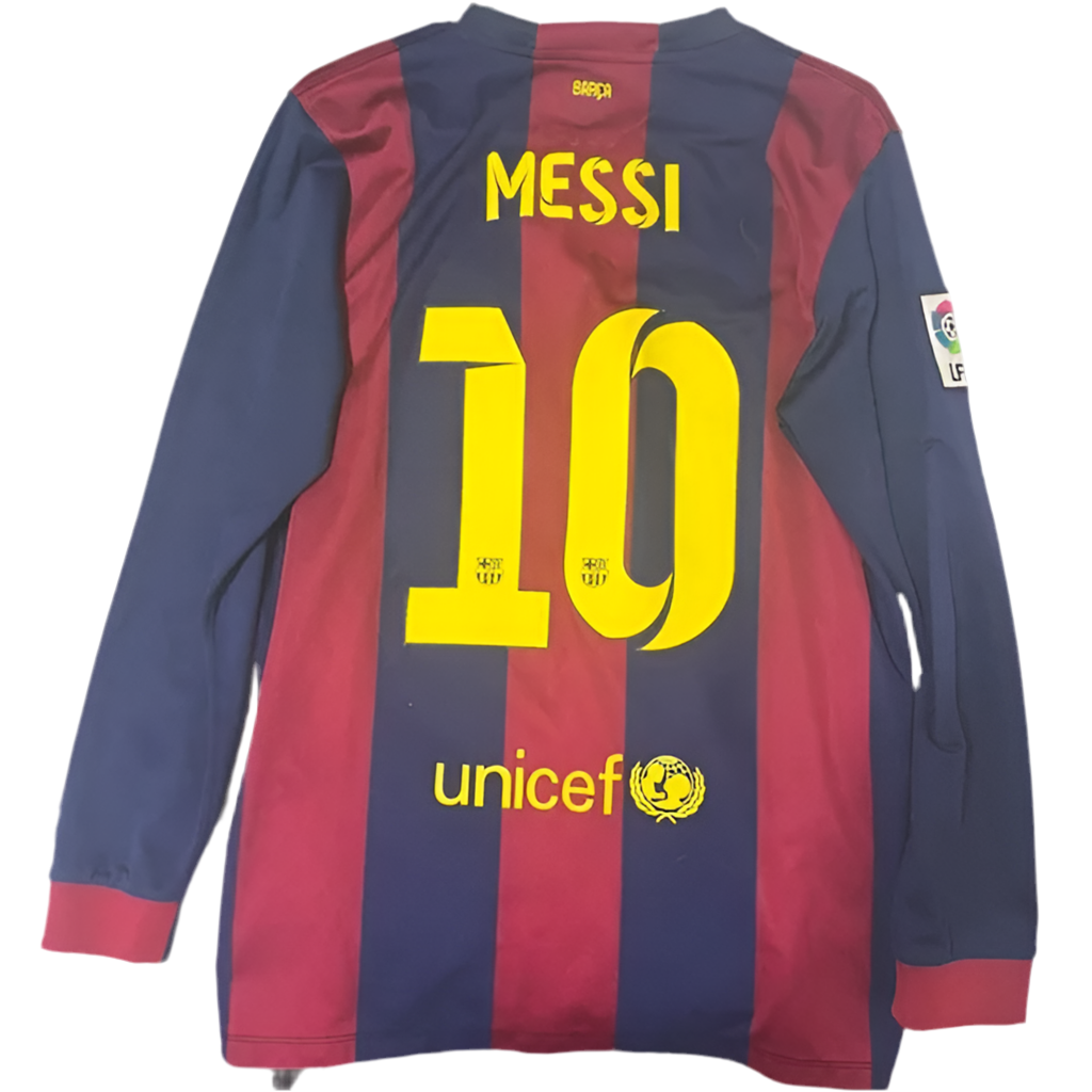 Barcellona’s Home Jersey 14/15 (Long Sleeves) | Classic XI