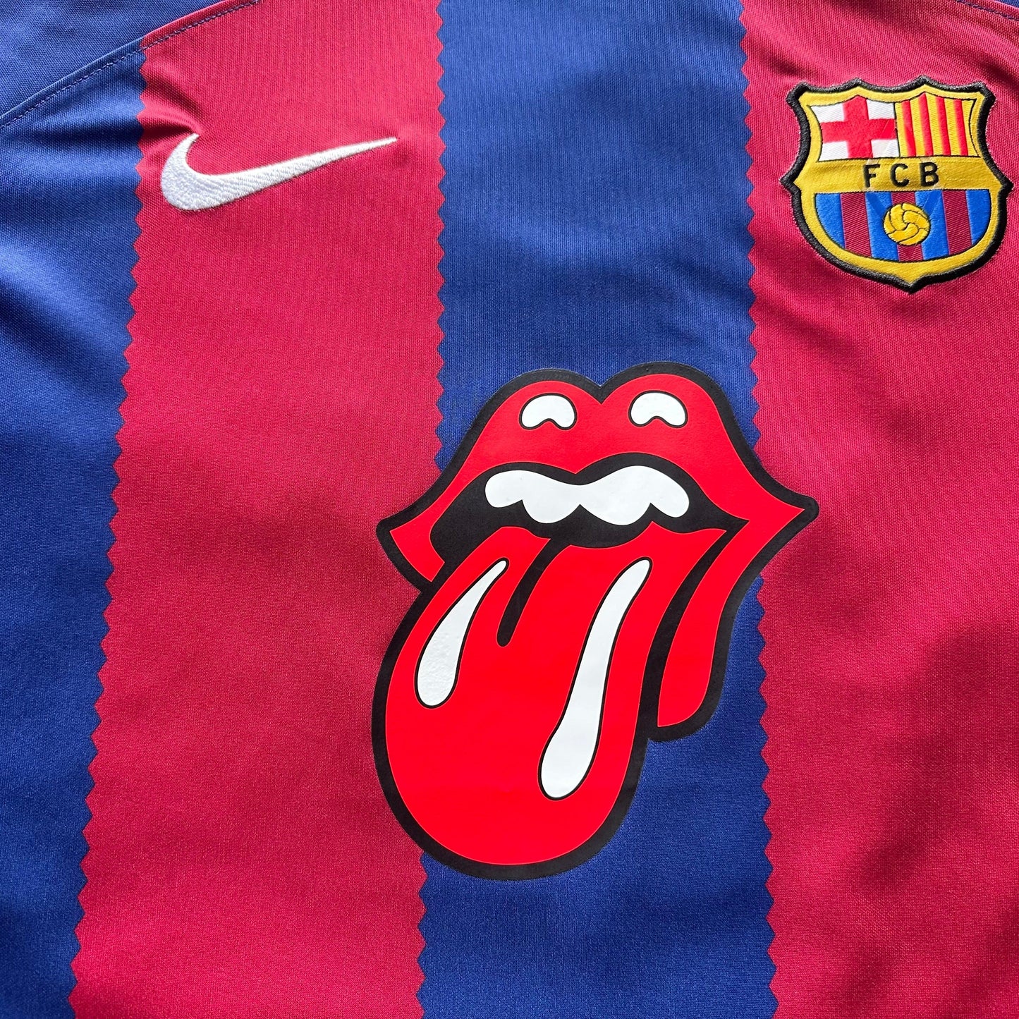 Barcellona’s Home Jersey x Rolling Stones - Classic XI