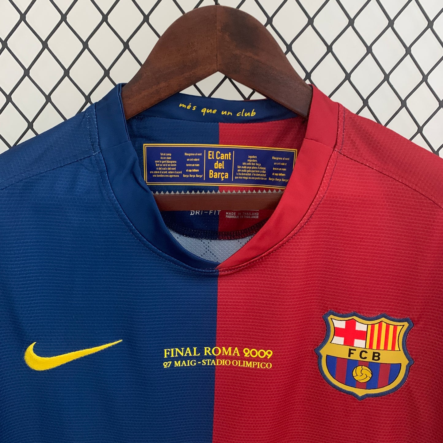 Barcellona’s Home Jersey 08/09 (Long Sleeves)-Champions League Final - Classic XI