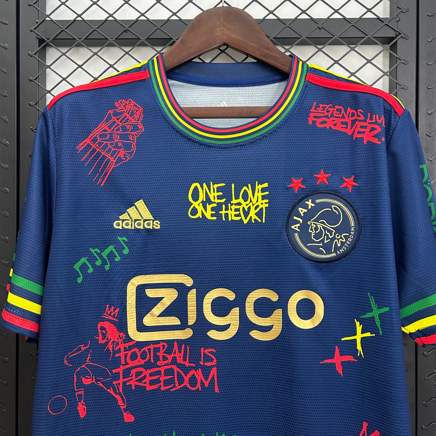 Ajax’s Jersey x Bob Marley (blue navy) - Classic XI