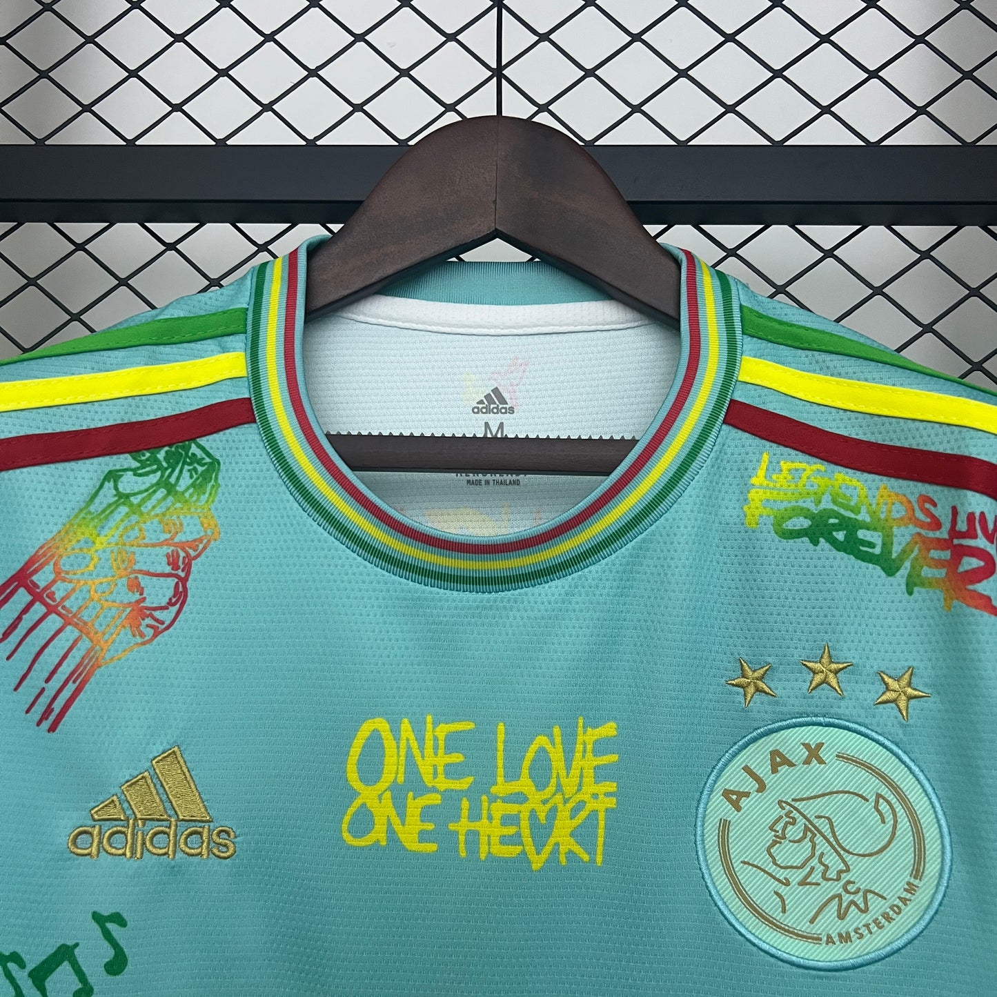 Ajax’s Jersey x Bob Marley (Aqua green) - Classic XI