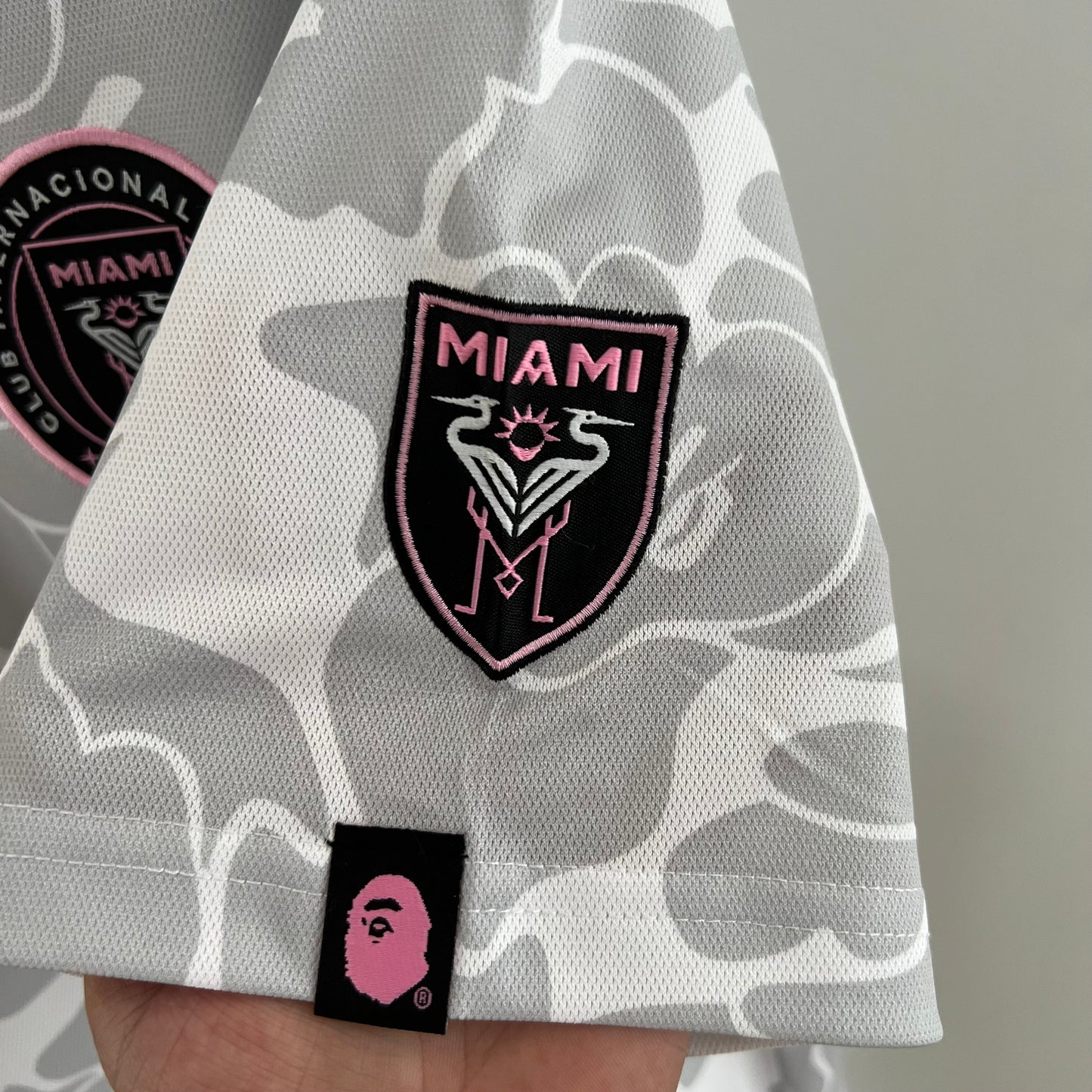 Int. Miami’s Special Edition x Abathing Bape Jersey (Grey) - Classic XI