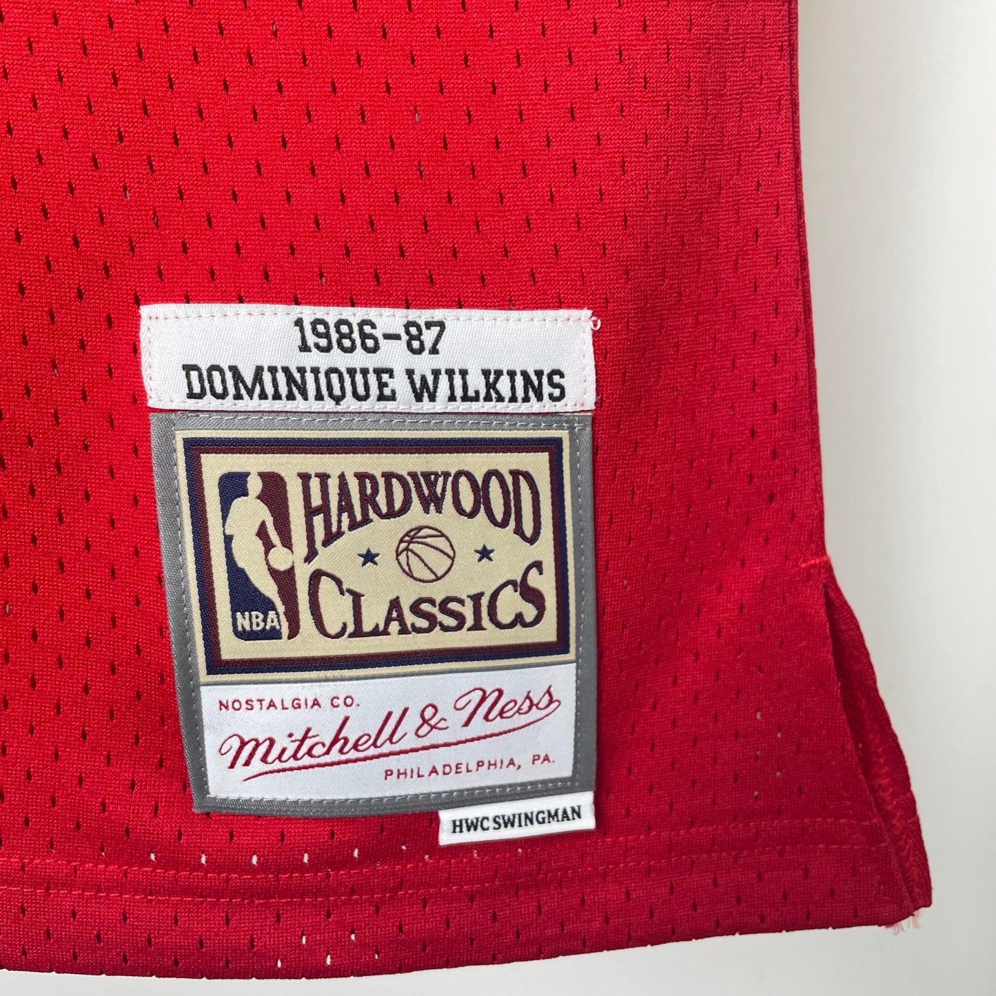Atlanta Hawks Maglia Swingman Hardwood Classics di Mitchell & Ness