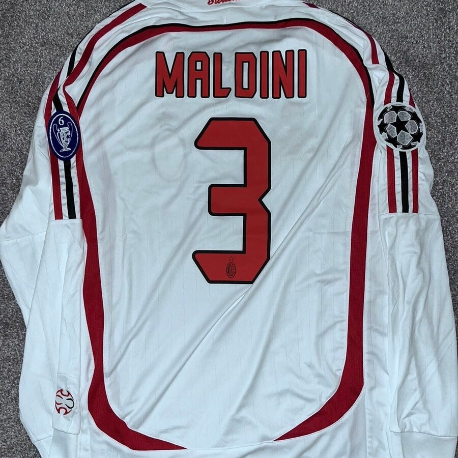 Milan's Away Jersey 06/07 (Champions League Final)-Long Sleeves