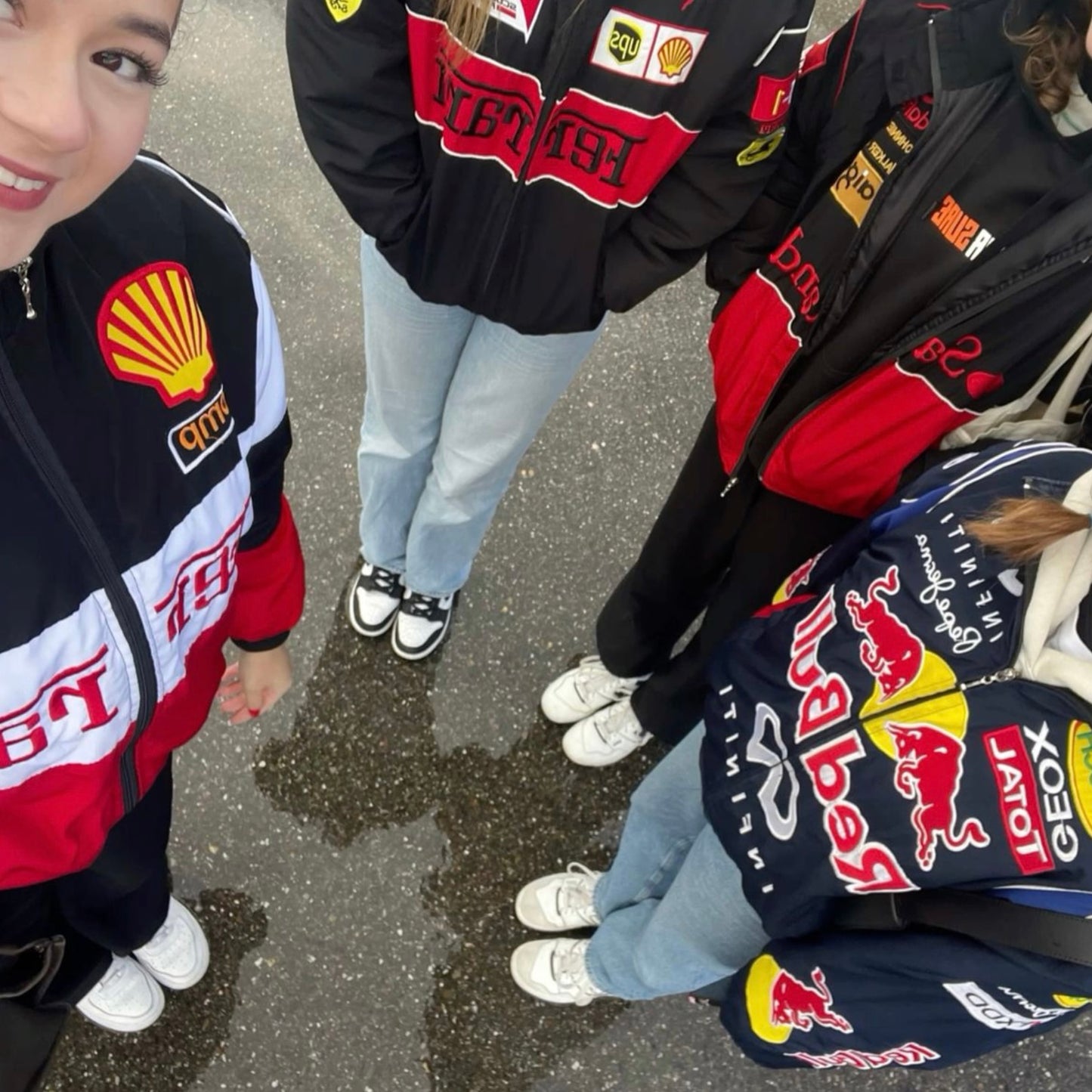 Mercedes Vintage Jacket - Black/red | Classic XI