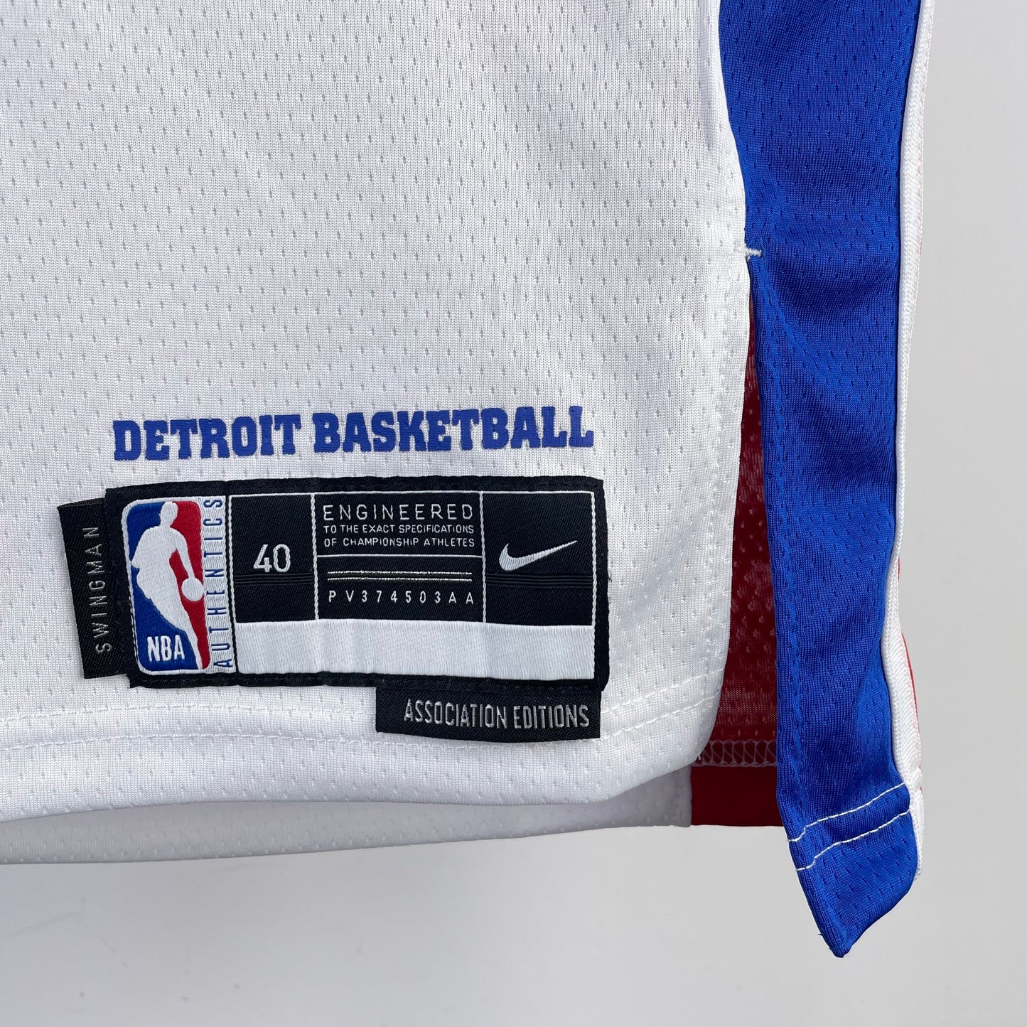 Detroit Pistons Nike Association Edition Swingman