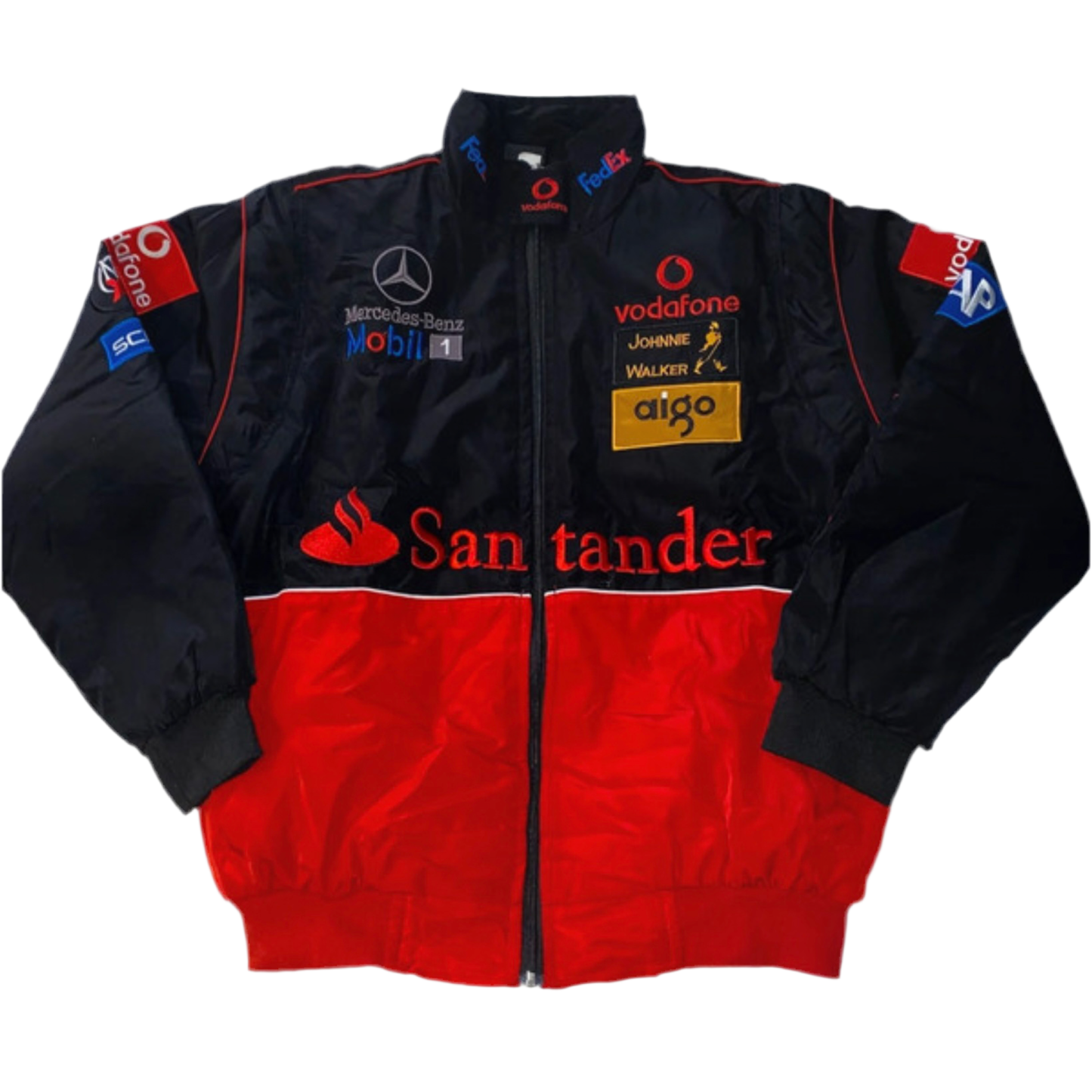 Mercedes Vintage Jacket - Black/red | Classic XI
