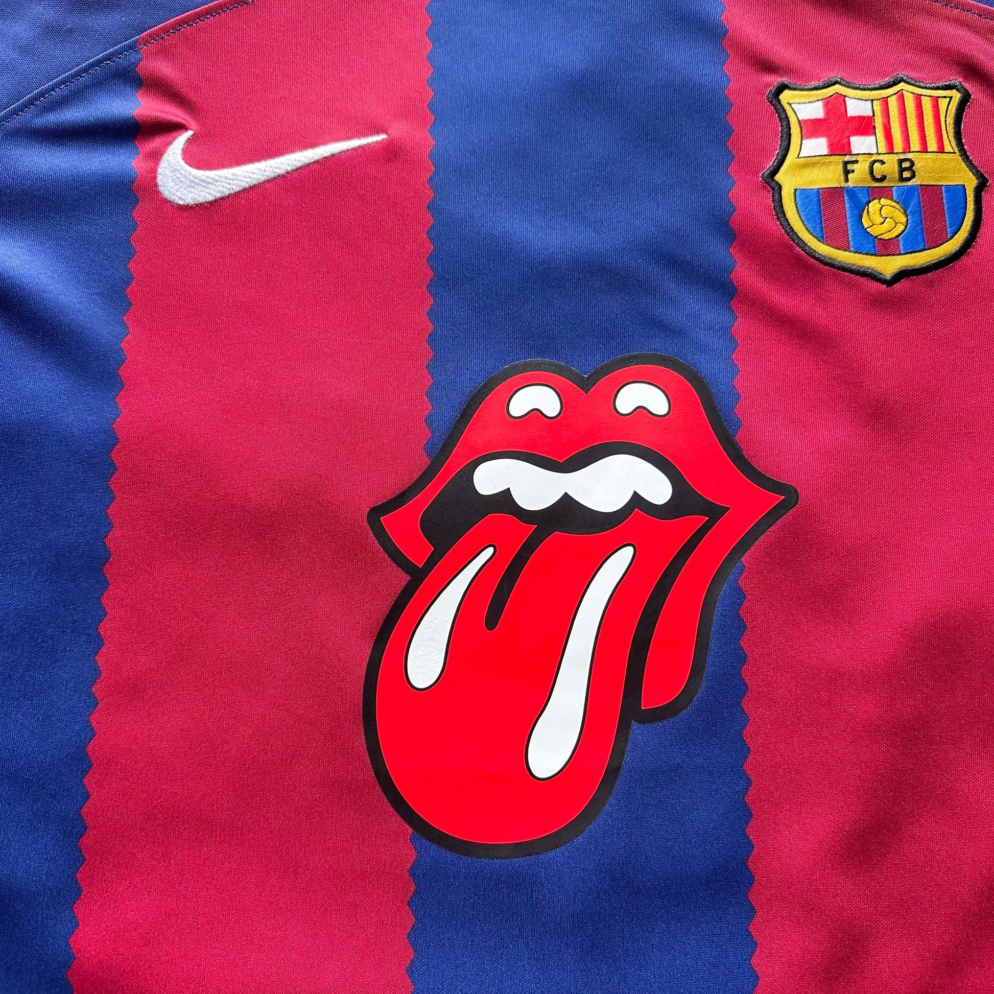 Barcellona’s Home Jersey x Rolling Stones - Classic XI