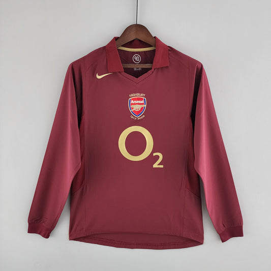 Arsenal’s Home Jersey 05/06 (long sleeves) - Classic XI