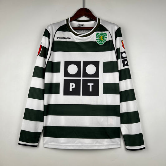 Sporting Lisbona’s Home Jersey 01/02 (Long Sleeves) - Classic XI