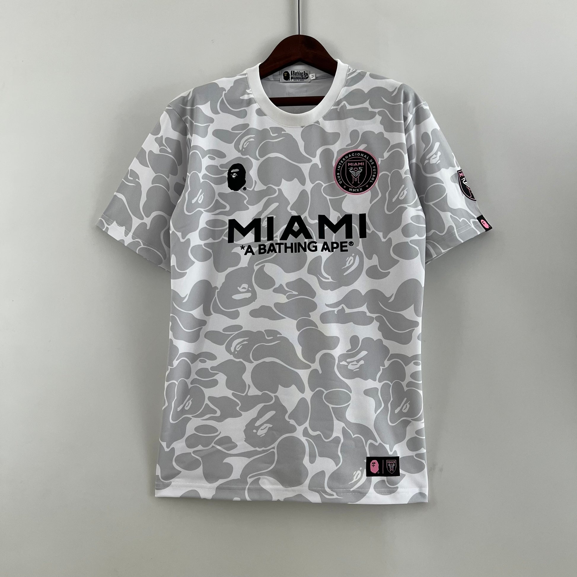 Int. Miami’s Special Edition x Abathing Bape Jersey (Grey) - Classic XI