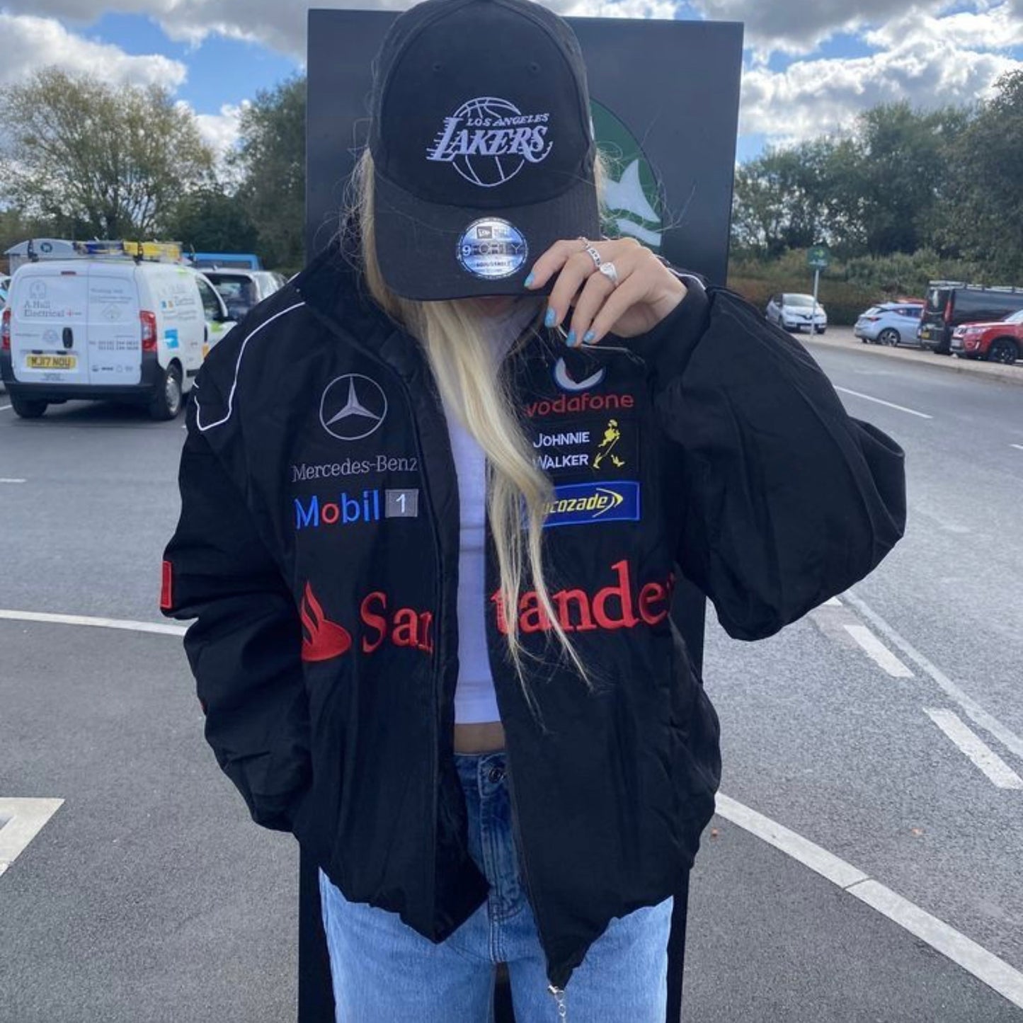 Mercedes Vintage Jacket - Blue | Classic XI