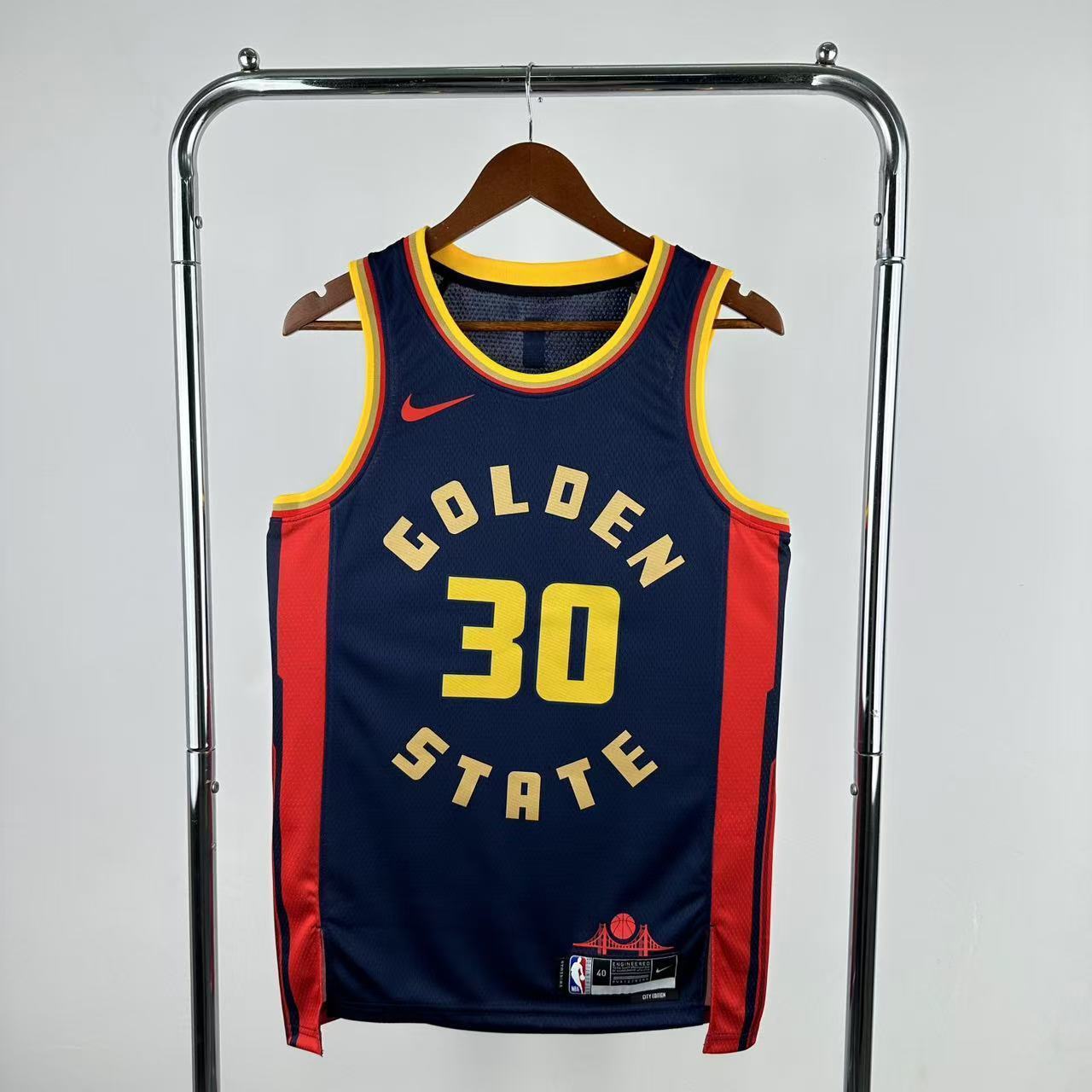 Maglia Swingman dei Golden State Warriors Mitchell & Ness