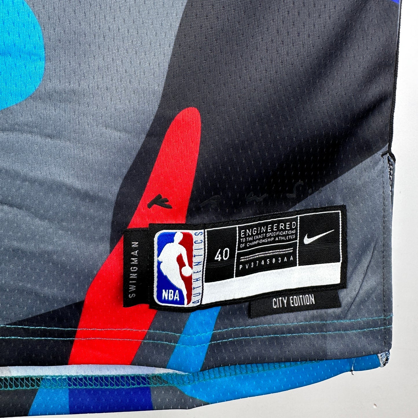 Maglia Brooklyn Nets Nike City Edition Swingman colorata