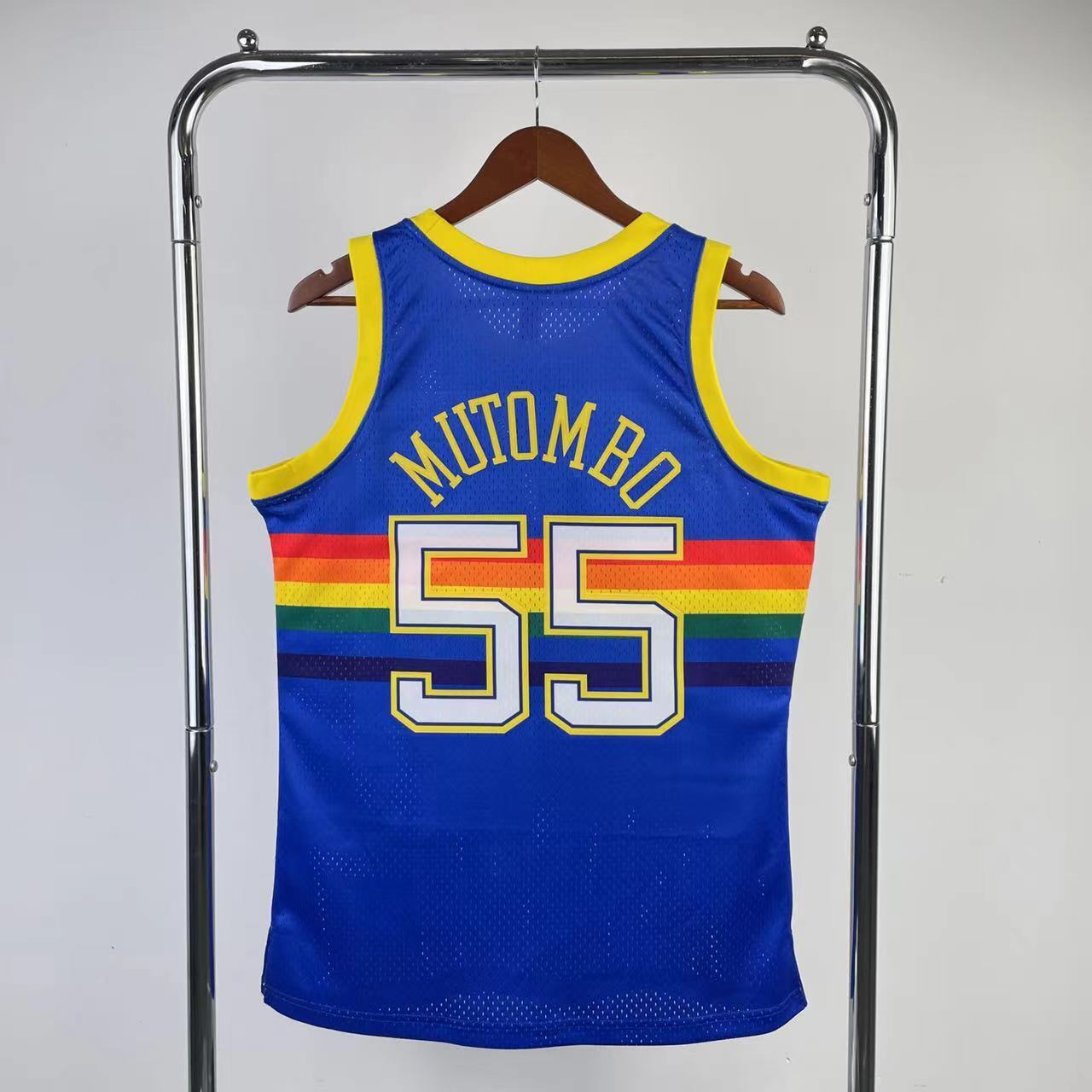 Denver Nuggets Hardwood Classics Road Swingman Jersey di Mitchell & Ness