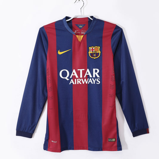 Barcellona’s Home Jersey 14/15 (Long Sleeves) | Classic XI